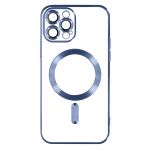 Avizar Capa Magsafe para iPhone 13 Pro Max Silicone Proteção Câmara Azul - BACK-KROMAG-BL-13PM