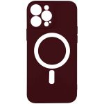 Avizar Capa Magsafe para iPhone 13 Pro Max Soft Touch Mate Bordas Elevadas Bordeaux - BACK-MAGAX-PP-13PM