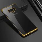 Capa Ultra Slim Gel para Samsung Galaxy Note 9 Clear / Dourado