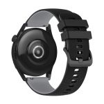 Avizar Bracelete Huawei Watch GT3 46mm Silicone Bi-cor Texturizado Cinzento / Preto - STRAP-22M-9D