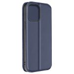 Avizar Capa Fólio para iPhone 14 Pro Max Eco-couro Suporte Dupla Aba Magnética Azul - FOLIO-DUAL-NT-14X
