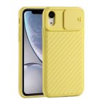 Capa para Iphone XR Hibrida Waves Camshield Amarelo