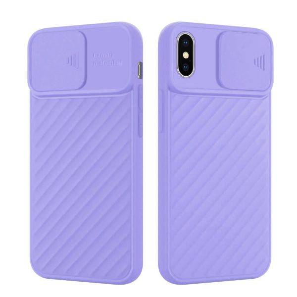 Capa Para Iphone Xs Max Hibrida Waves Camshield Lilas Kuantokusta