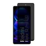 Película Privacidade de Vidro Temperado 5D Full Xiaomi Redmi Note 12 Pro 5G Black