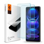 2x Películas Spigen Glas.TR Slim Glass Xiaomi Redmi Note 12 Pro Plus 5G