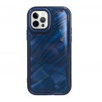Capa Silicone Efeito Ondulado iPhone 14 Pro Max Azul