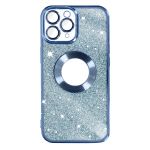 Avizar Capa para iPhone 11 Pro Max Lantejoula Amovível Silicone Gel Azul