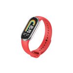 Bracelete Silicone para Xiaomi Smart Band 8 - Vermelho - 7427285948446