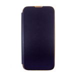 Capa para iPhone 14 Pro Max Flip Leather Blue Marinho
