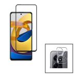 Kit Película Protectora para Câmara Traseira + Película de Vidro Temperado GorilasGlass para Xiaomi Redmi Note 12 4G - Clear/Black - 7427285963913