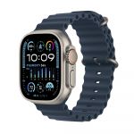 Apple Watch Ultra 2 GPS + Cellular 49mm Titânio c/ Bracelete Ocean Band Azul - MREG3PO/A