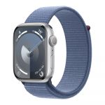 Apple Watch Series 9 GPS 45mm Alumínio Prateado c/ Loop Desportiva Azul Inverno - MR9F3QL/A