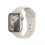Apple Watch Series 9 GPS 41mm Alumínio Luz das Estrelas c/ Bracelete Desportiva Luz das Estrelas - Small/Medium - MR8T3QL/A