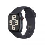 Apple Watch SE (2023) GPS+Cellular 40mm Alumínio Meia-Noite c/ Bracelete Desportiva Meia-Noite - Small/Medium - MRG73QL/A