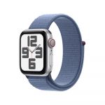 Apple Watch SE (2023) GPS+Cellular 40mm Alumínio Prateado c/ Loop Desportiva Azul Inverno - MRGQ3QL/A