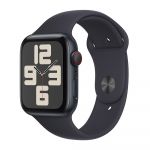 Apple Watch SE (2023) GPS+Cellular 44mm Alumínio Meia-Noite c/ Bracelete Desportiva Meia-Noite - Small/Medium - MRH53QL/A