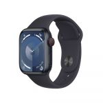 Apple Watch Series 9 GPS + Cellular 41mm Alumínio Meia-Noite c/ Bracelete Desportiva Meia-Noite - Medium/Large - MRHT3QL/A