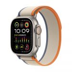 Apple Watch Ultra 2 GPS + Cellular 49mm Titânio c/ Loop Trail Laranja/Bege - Small/Medium - MRF13PO/A