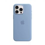 Apple Capa Silicone com MagSafe para iPhone 15 Pro Max Winter Blue