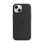 Apple Capa Silicone com MagSafe para iPhone 15 Black