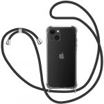 4-OK Capa + Cordão para Apple iphone Black