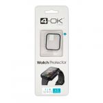 4-OK Capa Protetora de Ecrã para Apple Watch 7/8 45 mm Clear