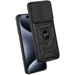 Cool Acessorios Capa iPhone 15 Pro Anel Duro (Preto) - CL000006102