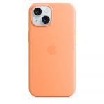 Apple Capa Silicone com MagSafe para iPhone 15 Orange Sorbet