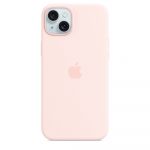 Apple Capa Silicone Apple iPhone 15 Plus com MagSafe Rosa Claro - MT143ZM/A