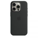 Apple Capa Silicone com MagSafe para iPhone 15 Pro Black