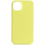 Avizar Capa para iPhone 15 Plus Semi-rígida Soft-touch Amarelo - Back-fast-yl-15m