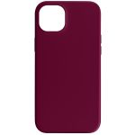 Avizar Capa para iPhone 15 Plus Semi-rígida Soft-touch Bordeaux - Back-fast-wn-15m