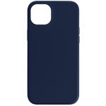 Avizar Capa para iPhone 15 Plus Semi-rígida Soft-touch Dark Blue - Back-fast-nt-15m