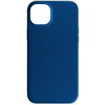 Avizar Capa para iPhone 15 Plus Semi-rígida Soft-touch Blue - Back-fast-bl-15m