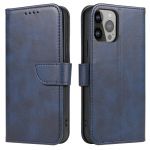 Magnet Case Cover para Xiaomi Redmi Note 12 Cover With Flip Wallet Stand Blue