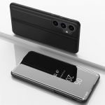 Hard Flip Case para Samsung Galaxy S23 Fe Clear View Case Black