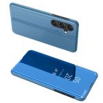 Clear View Case Cover para Samsung Galaxy A54 5G Blue Flip Cover