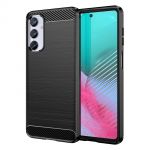 Flexible Carbon Pattern Case para Samsung Galaxy M54 Carbon Case Black