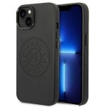 KLHCP14MFWHK iphone 14 Plus 6,7" Hardcase Czarny/black Leather Perforated Logo