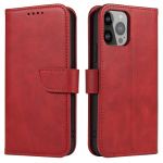Wallet Case With Stand para iphone 15 Pro Max Magnet Case Red