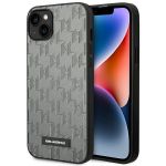 KLHCP14MSAKLHPG iphone 14 Plus 6.7 "hardcase Gray / Gray Saffiano Mono Metal Logo