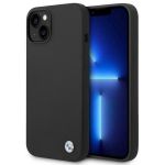 Etui BMHCP14SSILBK iphone 14 6,1" Czarny/black Silicone Metal Logo