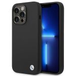 Etui BMHCP14XSILBK iphone 14 Pro Max 6,7" Czarny/black Silicone Metal Logo