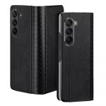 Bril Pu Leather Case para Samsung Galaxy Z Fold5 5G Black