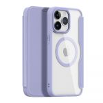 Skin X Pro Folio Case Compatible With Magsafe para Apple iphone 15 Pro Max Purple