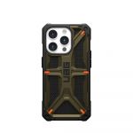 (uag) Urban Armor Gear Monarch para iphone 15 Pro Kevlar Element Green