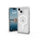 (uag) Urban Armor Gear Plyo Compatible With Magsafe para iphone 15 Ice White