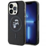 Original Faceplate Case KLHMP15LHGKCNOK para iphone 15 Pro (glitter + Mag / Black)