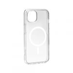 Puro Capa Lite Mag Pro com Magsafe para Apple iphone 15 Plus Clear Branco