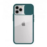 Capa iPhone 12 Pro Max | Proteção Câmara Deslizante | TPU - Verde - 5600986813639